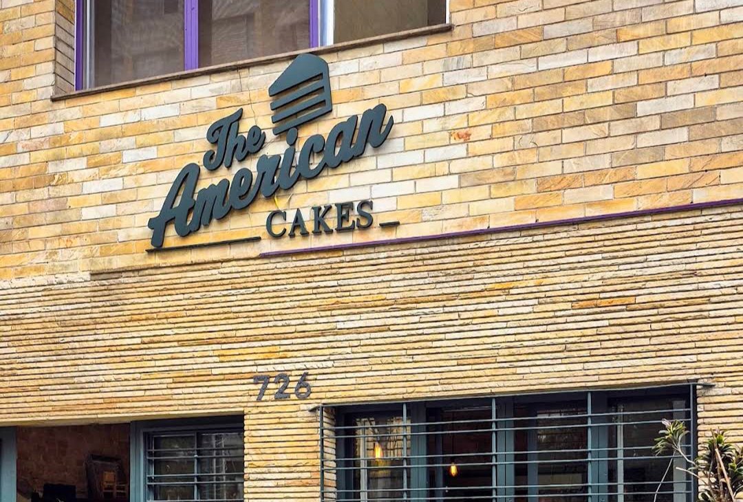 Fachada do The American Cakes, em São Paulo